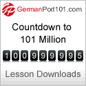 Learn German - Countdown to 101 Million Download